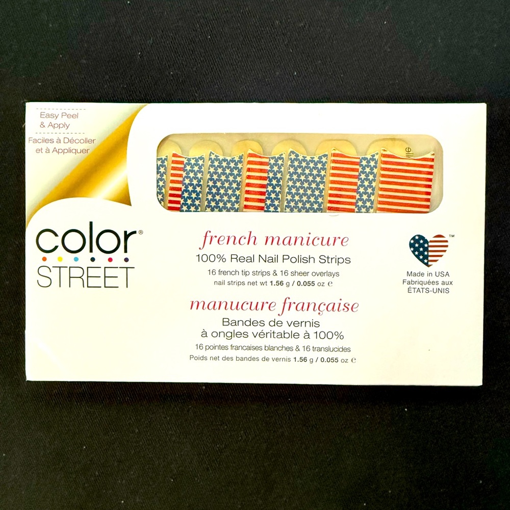 Color Street French Manicure - Red, White & Belle